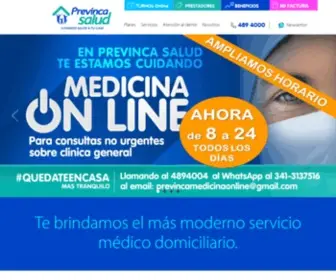 Previnca.com.ar(Previnca Salud) Screenshot