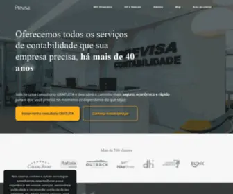 Previsa.com.br(Contabilidade, Assessoria Contábil e Empresarial) Screenshot