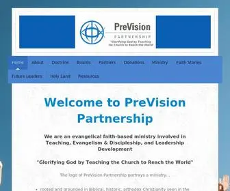 Previsionpartnership.org(PreVision Partnership Inc) Screenshot