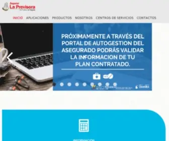 Previsora.com(Seguros La Previsora) Screenshot