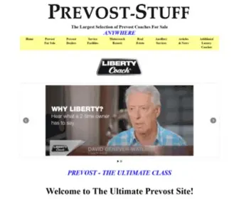 Prevost-Stuff.com Screenshot