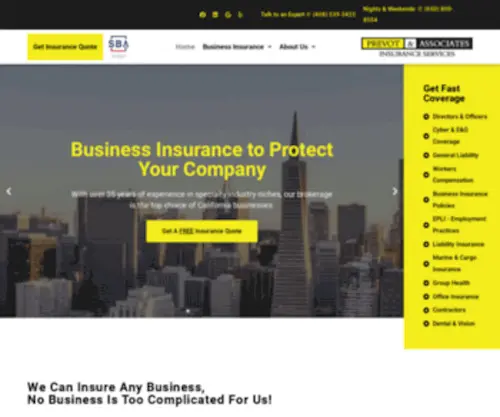 Prevotassociates.com(Prevot & Associates Insurance Services) Screenshot