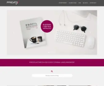 Prevox.se(Profilkläder) Screenshot