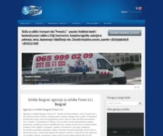 Prevoz011.rs(Selidbe Beograd sa kompletnom uslugom) Screenshot