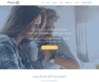 Prevuapp.com(Prevu Smart Buyer Commission Rebate in NYC) Screenshot