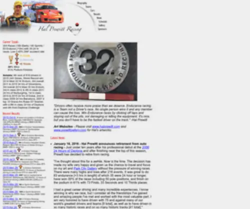 Prewitt.net(Hal Prewitt Racing 8/17/2012) Screenshot