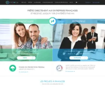 Prexem.com(Plateforme de crowdfunding et financement participatif des entreprises) Screenshot