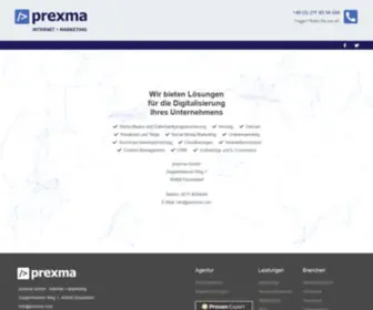 Prexma.com(Internet und Marketing) Screenshot