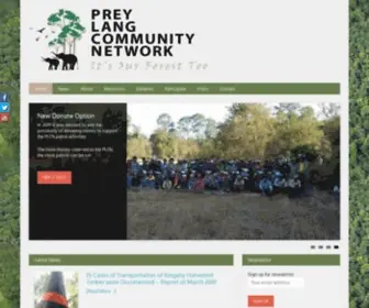 Preylang.net(Prey Lang Community Network) Screenshot