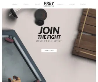 Preystudios.com(Prey Studios) Screenshot