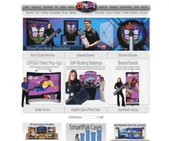 Prezenta.com(EXPOGO Portable Tradeshow Displays) Screenshot