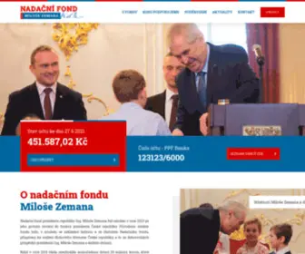 Prezidentskyfond.cz(Nadační) Screenshot