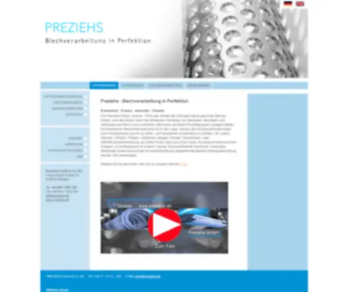 Preziehs.de(PREZIEHS GmbH & Co) Screenshot