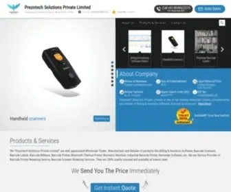 Prezotech.com(Prezotech Solutions Private Limited) Screenshot