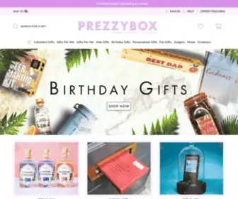 Prezzybox.com(Cool Gift Ideas & Presents by Post from) Screenshot