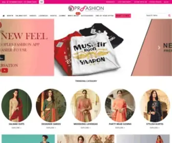 Prfashion.co(PR Fashion Online Indian Ethnic Wear Wholesale Brand) Screenshot