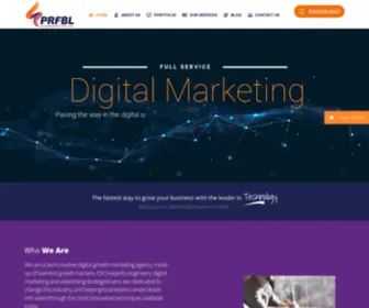 PRFBL.com(Best Digital Marketing) Screenshot