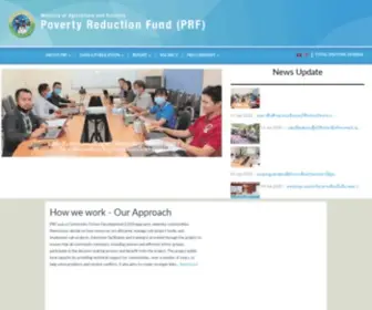 PRflaos.org(Poverty Reducetion Fund) Screenshot