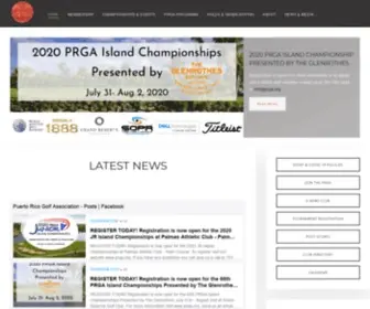 Prga.org(Puerto Rico Golf Association) Screenshot