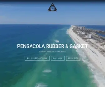 Prgasket.com(Pensacola Rubber & Gasket) Screenshot