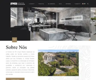 PRgrupoparana.com(Mármores e Granitos de Jazidas Próprias) Screenshot