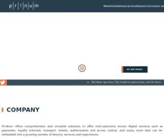 Pri-Num.com(PRI-NUM COMPANY) Screenshot