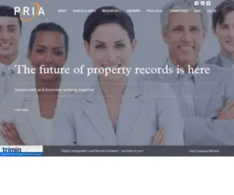 Pria.us(Property Records Industry Association) Screenshot