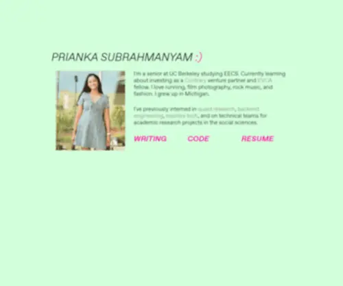 Prianka.xyz(Prianka) Screenshot