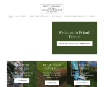 Priantifarmsinc.com(PRIANTI FARMS INC) Screenshot