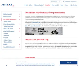Pribehybezpravi.cz(Příběhy bezpráví) Screenshot