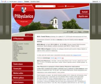 Pribyslavice.cz(Pribyslavice) Screenshot