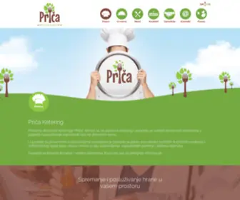 Pricacatering.com(Početna) Screenshot