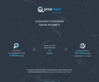 Price-Check.cz(Specialista na monitoring online cen) Screenshot