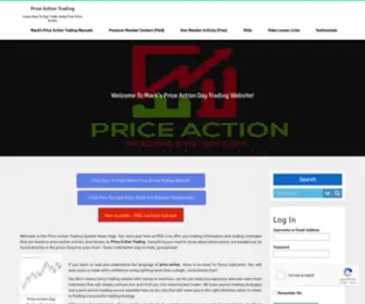 Priceactiontradingsystem.com(Learn How To Day Trade Using Pure Price Action) Screenshot