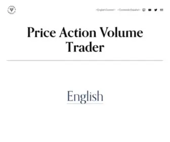 Priceactionvolumetrader.com(Price Action Volume Trader) Screenshot