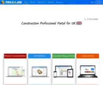 Priceajob.co.uk(Price A Job) Screenshot