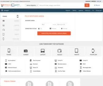 Pricecart.id(Harga-harga Terendah untuk Pembelanjaan Online) Screenshot