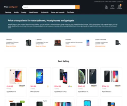 Pricecompare.biz(Price comparison for smartphones) Screenshot