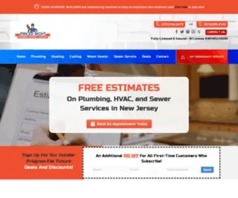 Pricedrightplumbers.com(Priced Right Plumbing Heating Air Conditioning) Screenshot