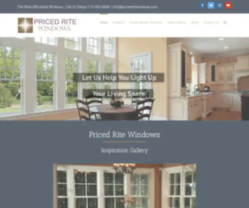 Pricedritewindows.com(Priced Rite Windows and Doors) Screenshot