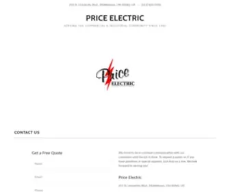 Priceelectric.com(Serving the Cincinnati and Dayton Areas) Screenshot