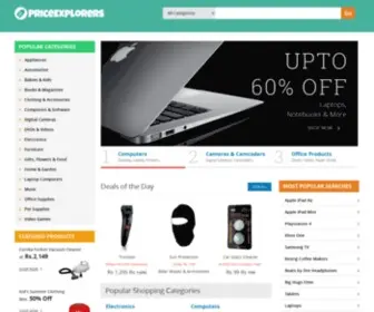 Priceexplorers.com(Your Shopping Hub) Screenshot