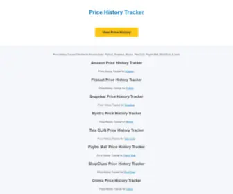 Pricehistorytracker.com(Price History Tracker App for Amazon) Screenshot