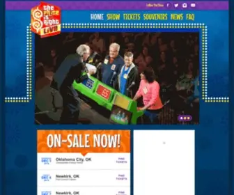 Priceisrightlive.com(The Price) Screenshot