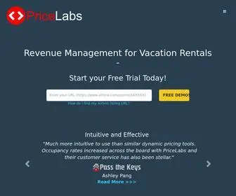 Pricelabs.co(Revenue Management and Dynamic Pricing tool for rentals) Screenshot