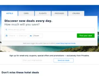 Priceline.com(The Best Deals on Hotels) Screenshot