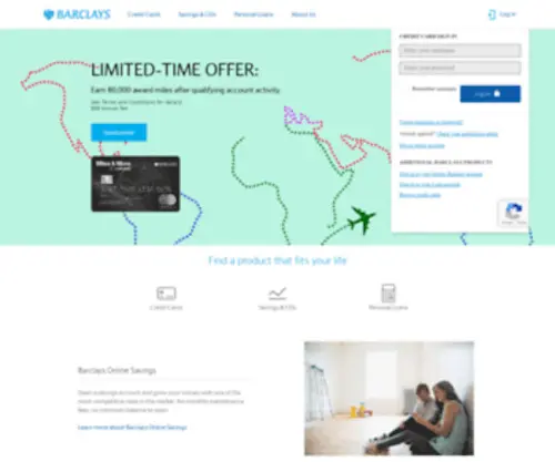 Pricelinerewardsvisa.com(Barclays US) Screenshot