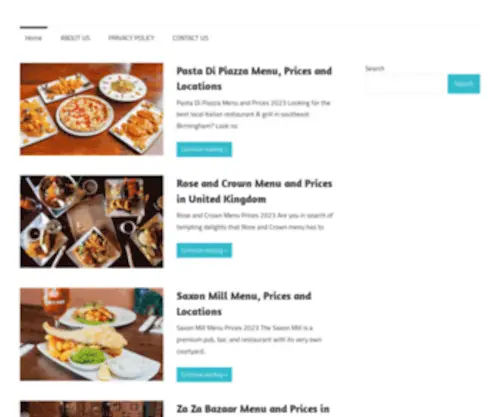 Pricelist.onl(Prices for Restaurant Menu) Screenshot