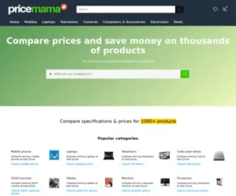 Pricemama.com.bd(Find the best price & save money in Bangladesh) Screenshot