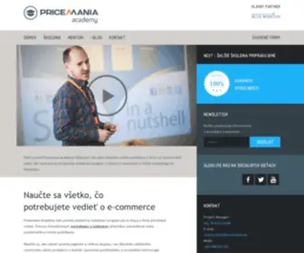 Pricemaniaacademy.sk(Pricemania Academy) Screenshot